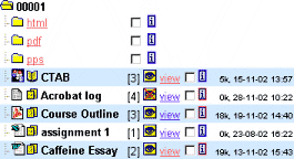 file list
